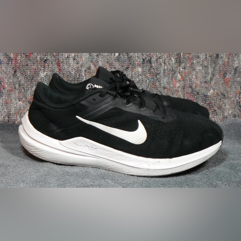Nike Black and White athletic shoes